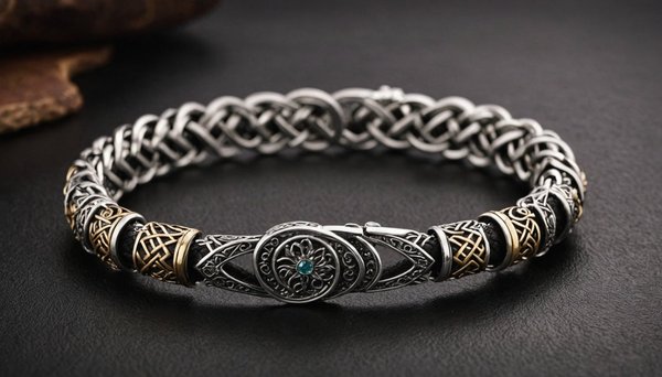 Explorez l'univers captivant du bracelet viking élégant