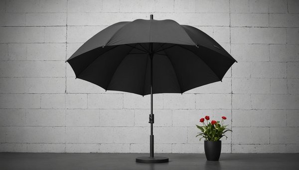 Choisir un pied de parasol en béton noir pour style et robustesse